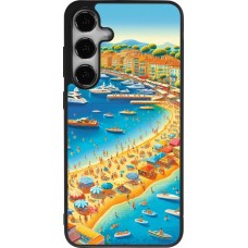 Coque Samsung Galaxy S24+ - Silicone rigide noir French Riviera People