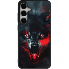 Coque Samsung Galaxy S24+ - Silicone rigide noir Halloween 2024 mad werewolf