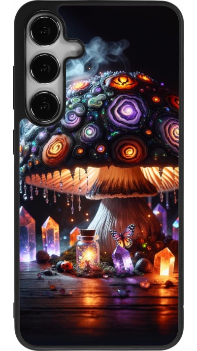 Coque Samsung Galaxy S24+ - Silicone rigide noir Halloween Potion Magic