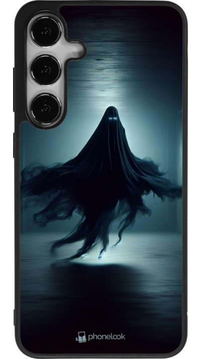 Coque Samsung Galaxy S24+ - Silicone rigide noir Halloween 2024 Spectral Shadow