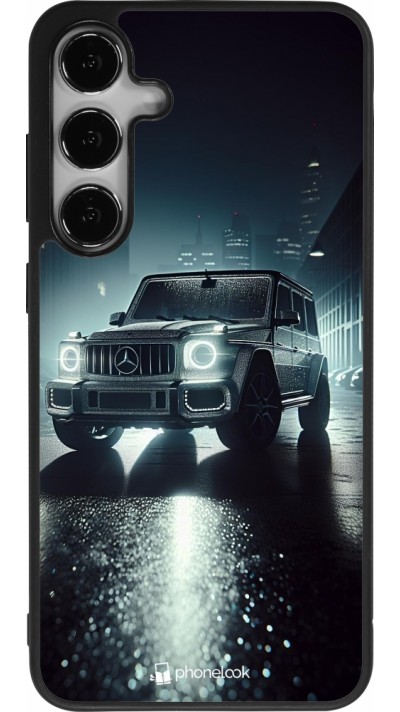 Coque Samsung Galaxy S24+ - Silicone rigide noir Mercedes G AMG Night