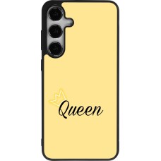 Coque Samsung Galaxy S24+ - Silicone rigide noir Mom 2024 Queen