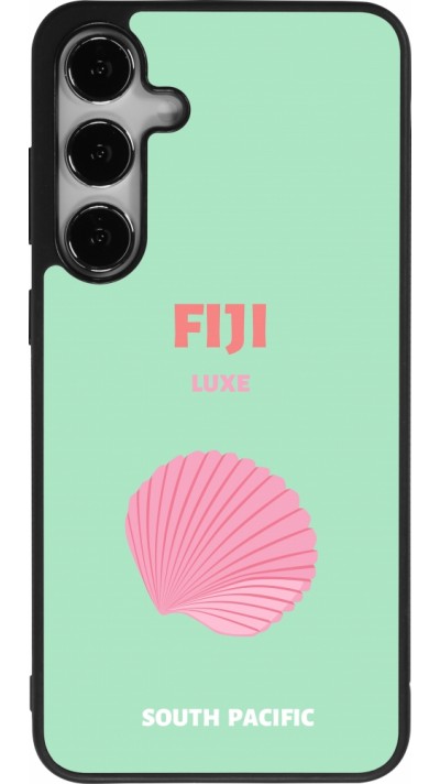 Coque Samsung Galaxy S24+ - Silicone rigide noir Pop Summer Destination Fiji