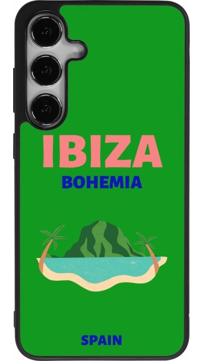 Coque Samsung Galaxy S24+ - Silicone rigide noir Pop Summer Destination Ibiza