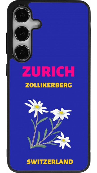 Coque Samsung Galaxy S24+ - Silicone rigide noir Pop Summer Destination Zurich