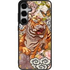 Coque Samsung Galaxy S24+ - Silicone rigide noir Spring 23 japanese tiger