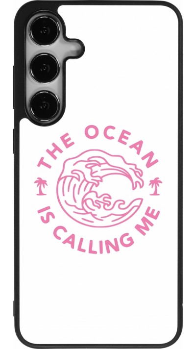 Coque Samsung Galaxy S24+ - Silicone rigide noir The Ocean is calling me