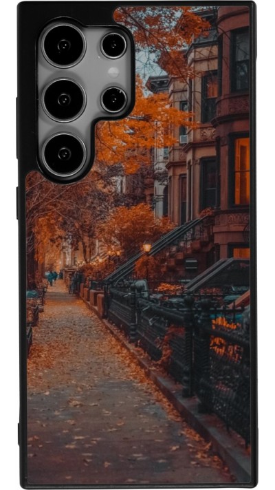 Coque Samsung Galaxy S24 Ultra - Silicone rigide noir Autumn 2024 city