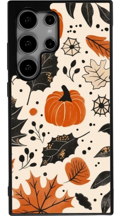 Coque Samsung Galaxy S24 Ultra - Silicone rigide noir Autumn 2024 nature