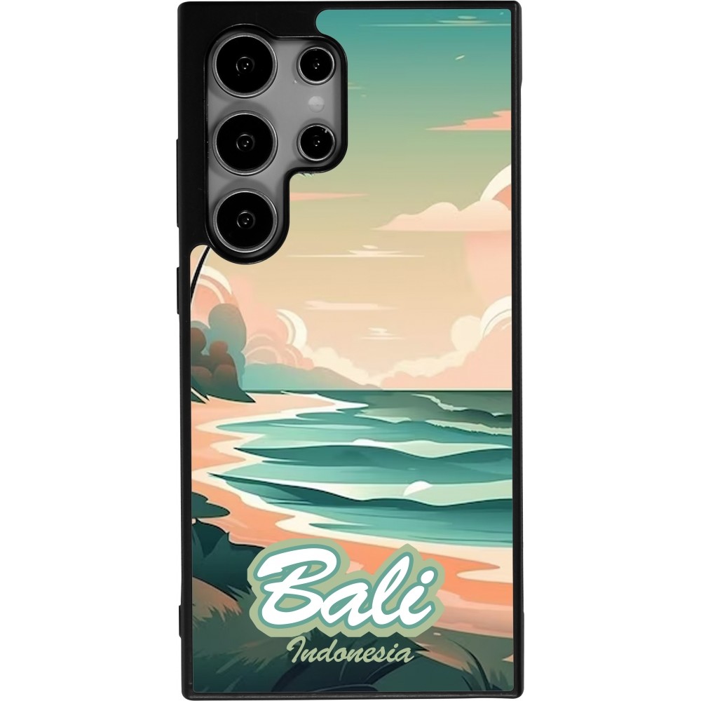 Coque Samsung Galaxy S24 Ultra - Silicone rigide noir Bali Landscape