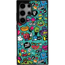 Coque Samsung Galaxy S24 Ultra - Silicone rigide noir Cartoons old school