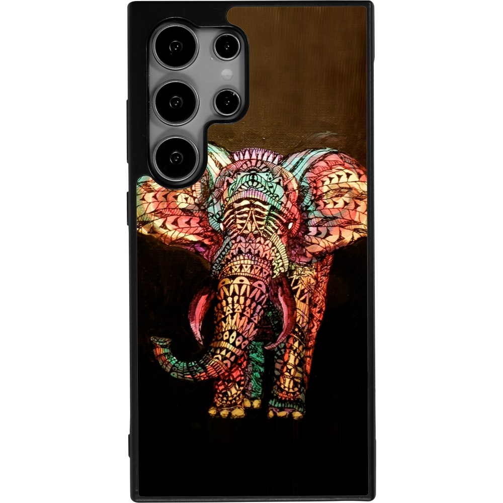 Coque Samsung Galaxy S24 Ultra - Silicone rigide noir Elephant 02