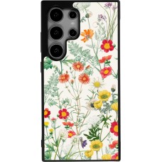 Coque Samsung Galaxy S24 Ultra - Silicone rigide noir Flora Botanical Wildlife