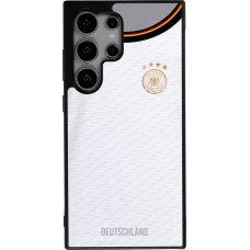 Coque Samsung Galaxy S24 Ultra - Silicone rigide noir Maillot de football Allemagne 2022 personnalisable