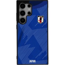 Coque Samsung Galaxy S24 Ultra - Silicone rigide noir Maillot de football Japon 2022 personnalisable