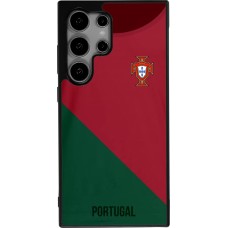 Coque Samsung Galaxy S24 Ultra - Silicone rigide noir Maillot de football Portugal 2022