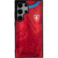 Samsung Galaxy S24 Ultra Case Hülle - Silikon schwarz Tschechische Republik personalisierbares Fussballtrikot