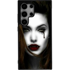 Coque Samsung Galaxy S24 Ultra - Silicone rigide noir Halloween 2023 gothic vampire