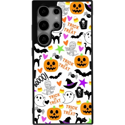 Coque Samsung Galaxy S24 Ultra - Silicone rigide noir Halloween 2024 trick or treat