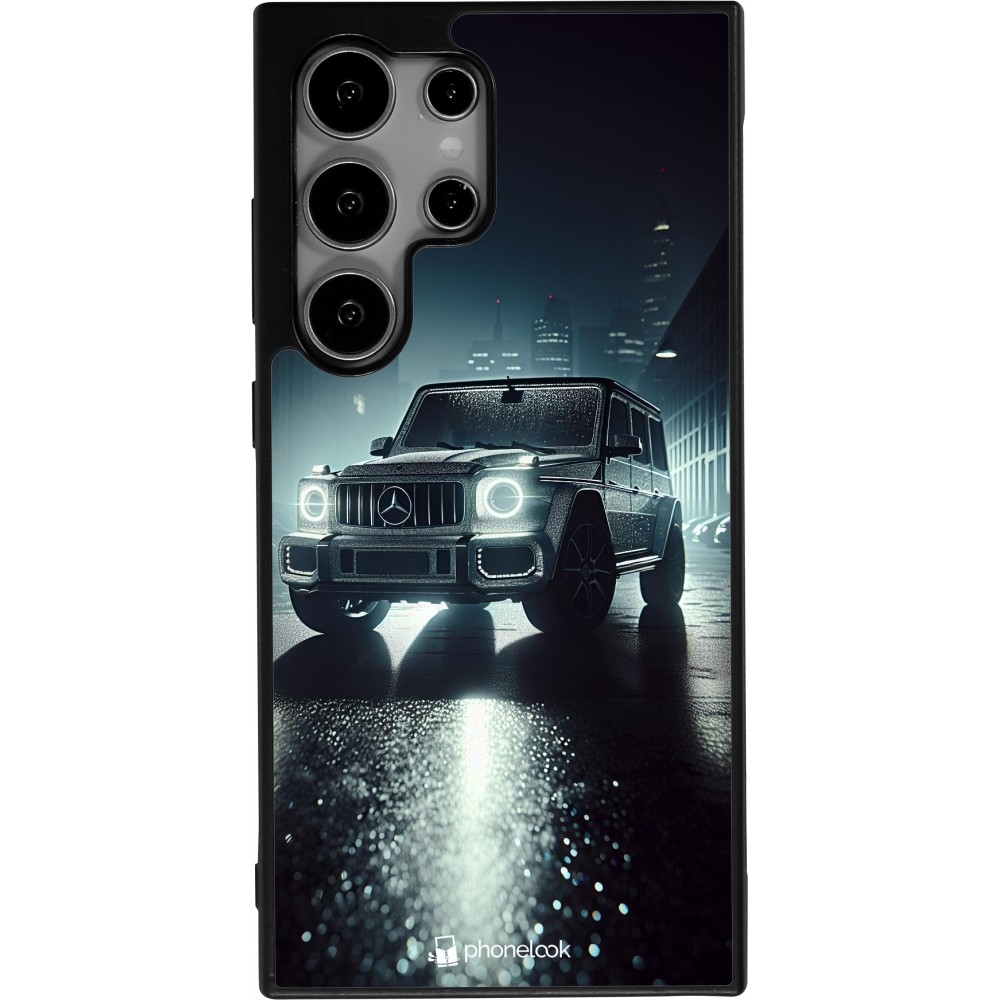 Samsung Galaxy S24 Ultra Case Hülle - Silikon schwarz Mercedes G AMG Nacht