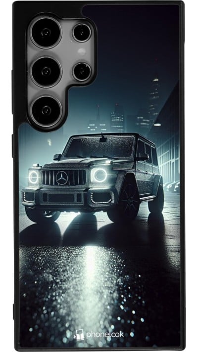 Coque Samsung Galaxy S24 Ultra - Silicone rigide noir Mercedes G AMG Night