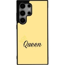 Coque Samsung Galaxy S24 Ultra - Silicone rigide noir Mom 2024 Queen