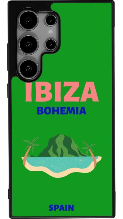 Coque Samsung Galaxy S24 Ultra - Silicone rigide noir Pop Summer Destination Ibiza