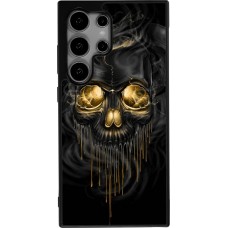 Coque Samsung Galaxy S24 Ultra - Silicone rigide noir Skull 02