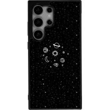 Coque Samsung Galaxy S24 Ultra - Silicone rigide noir Space Doodle