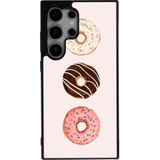 Coque Samsung Galaxy S24 Ultra - Silicone rigide noir Spring 23 donuts