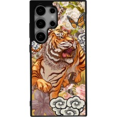 Coque Samsung Galaxy S24 Ultra - Silicone rigide noir Spring 23 japanese tiger