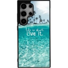 Coque Samsung Galaxy S24 Ultra - Silicone rigide noir Summer 18 24