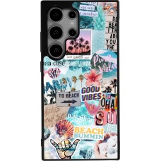 Coque Samsung Galaxy S24 Ultra - Silicone rigide noir Summer 20 collage