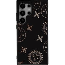 Coque Samsung Galaxy S24 Ultra - Silicone rigide noir Suns and Moons