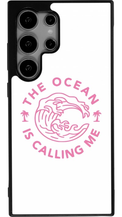 Coque Samsung Galaxy S24 Ultra - Silicone rigide noir The Ocean is calling me