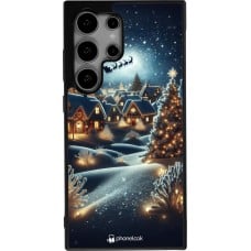 Coque Samsung Galaxy S24 Ultra - Silicone rigide noir Noël 2023 Christmas is Coming