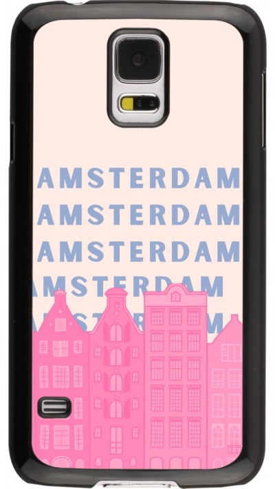 Coque Samsung Galaxy S5 - Amsterdam Pink Print