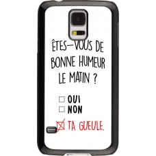 Coque Samsung Galaxy S5 - Bonne humeur matin