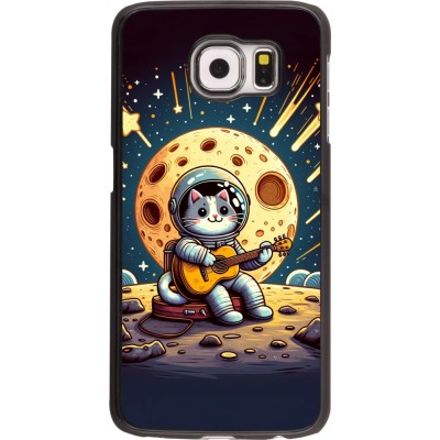 Coque Samsung Galaxy S6 - AstroCat RockLune