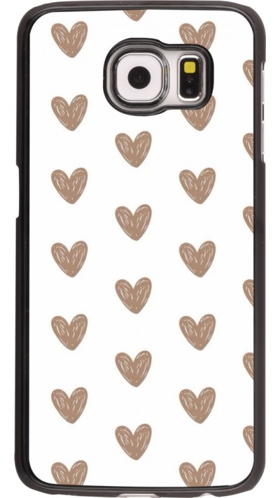 Coque Samsung Galaxy S6 - Autumn 2024 brown hearts