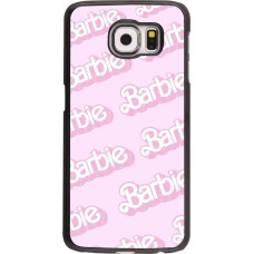 Coque Samsung Galaxy S6 - Barbie light pink pattern