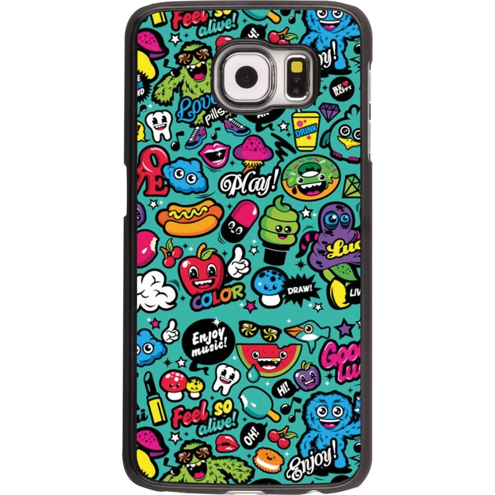 Samsung Galaxy S6 Case Hülle - Cartoons old school