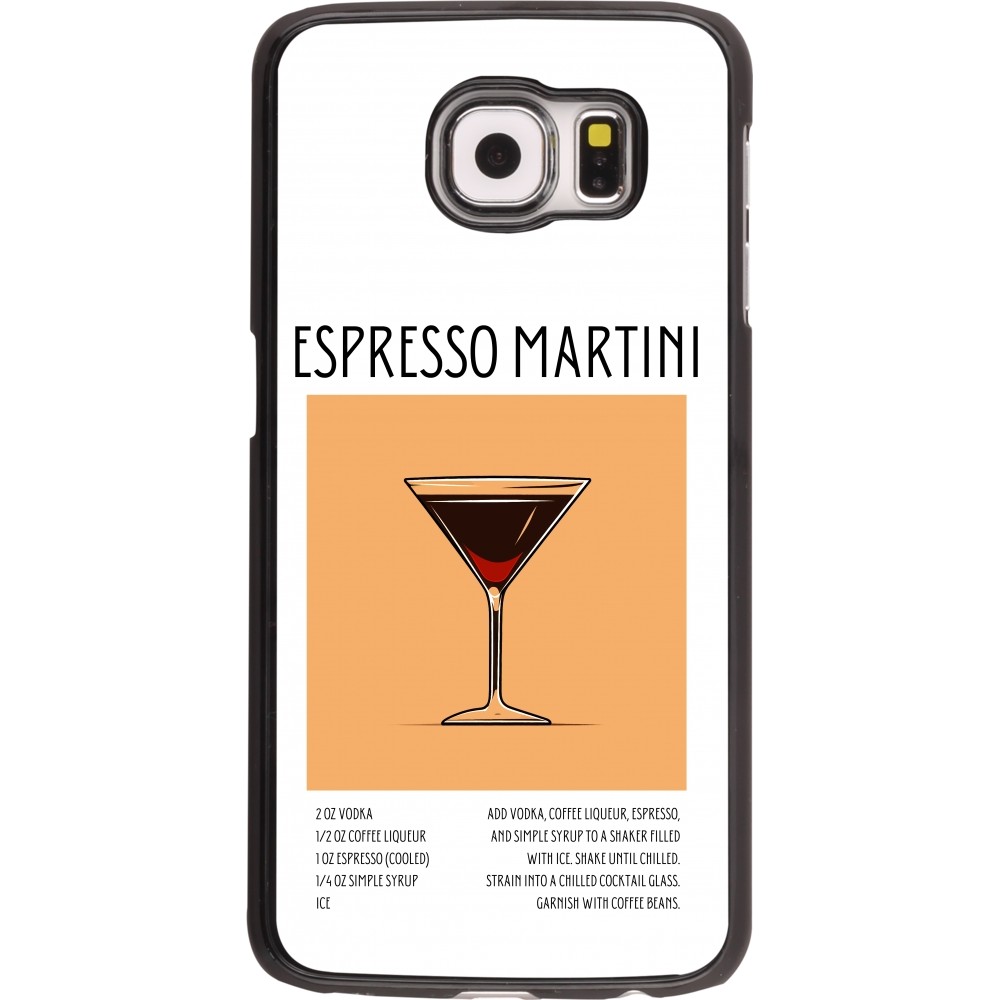 Coque Samsung Galaxy S6 - Cocktail recette Espresso Martini