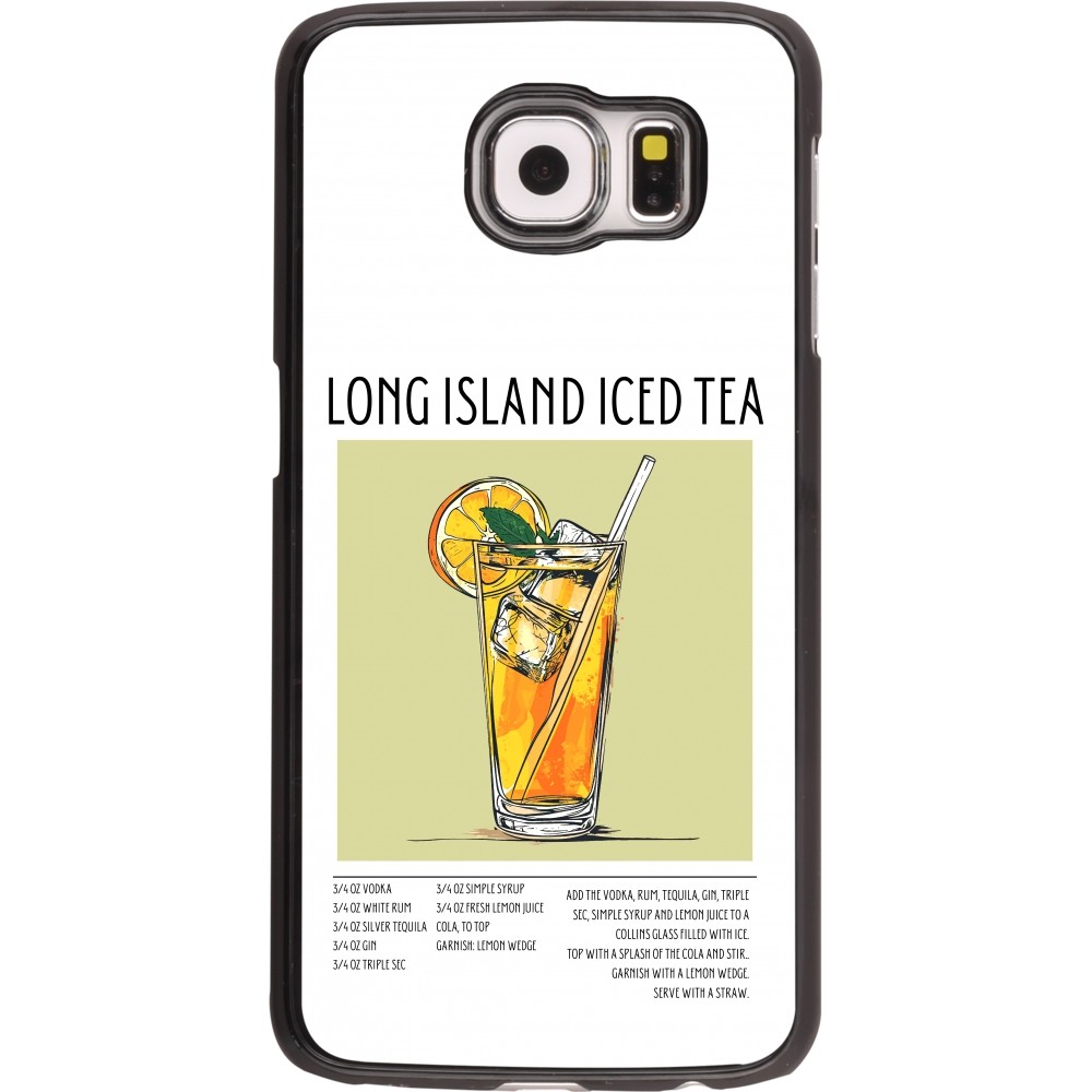 Coque Samsung Galaxy S6 - Cocktail recette Long Island Ice Tea