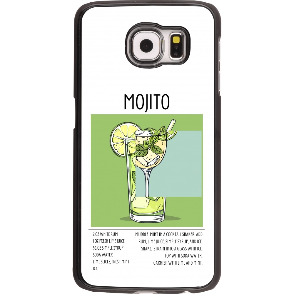 Coque Samsung Galaxy S6 - Cocktail recette Mojito