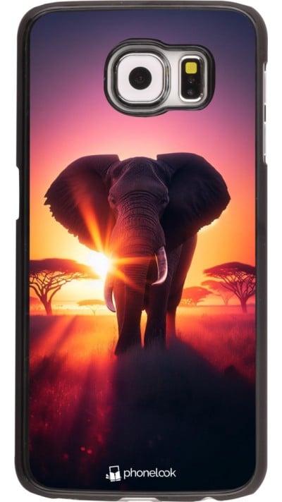 Coque Samsung Galaxy S6 - Elephant Sunrise Beauty