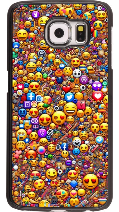 Coque Samsung Galaxy S6 - Emoji mixed