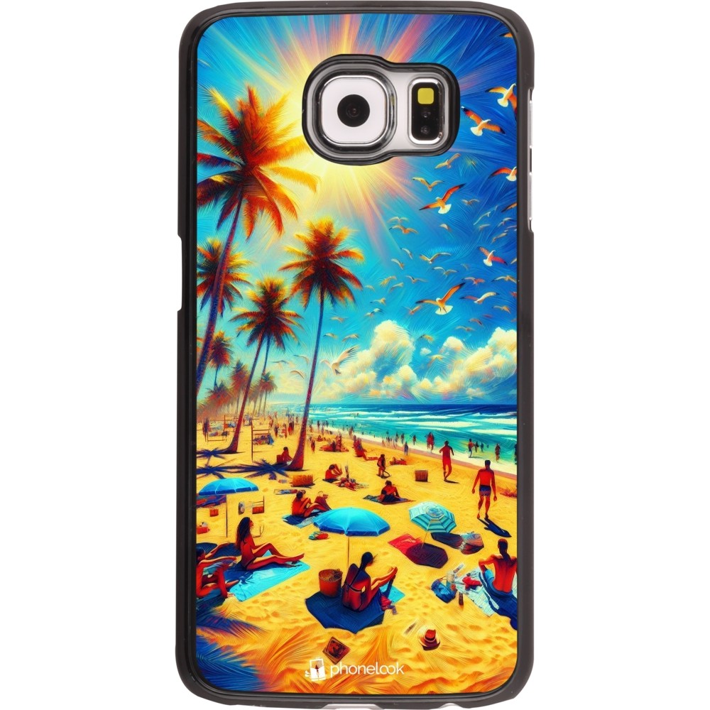 Coque Samsung Galaxy S6 - Été Paradis Paint