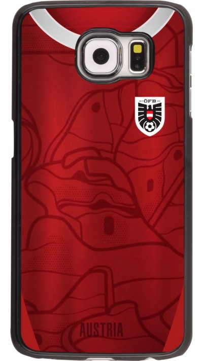 Coque Samsung Galaxy S6 - Maillot de football Autriche personnalisable