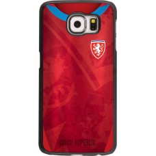 Coque Samsung Galaxy S6 - Maillot de football République Tchèque personnalisable